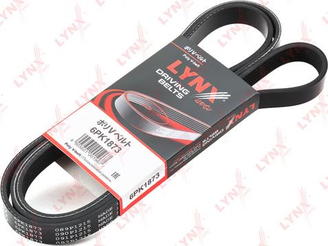 LYNXauto 6PK1873 - V-Ribbed Belt www.autospares.lv