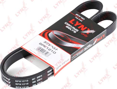 LYNXauto 6PK1210 - Ķīļrievu siksna www.autospares.lv