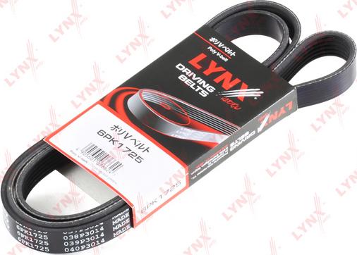 LYNXauto 6PK1725 - V-Ribbed Belt www.autospares.lv