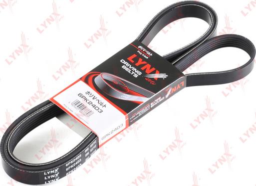 LYNXauto 6PK2403 - V-Ribbed Belt www.autospares.lv