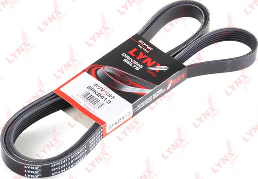 LYNXauto 6PK2413 - V-Ribbed Belt www.autospares.lv