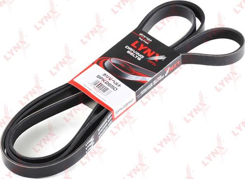 LYNXauto 6PK2650 - V-Ribbed Belt www.autospares.lv