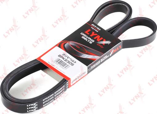 LYNXauto 6PK2305 - V-Ribbed Belt www.autospares.lv