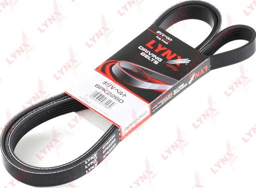 LYNXauto 6PK2260 - Ķīļrievu siksna www.autospares.lv