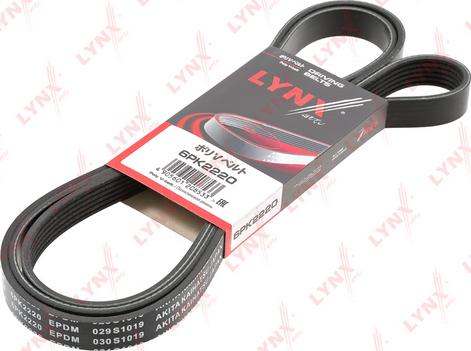 LYNXauto 6PK2220 - Ķīļrievu siksna www.autospares.lv