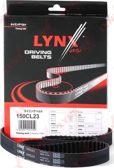 LYNXauto 150CL23 - Зубчатый ремень ГРМ www.autospares.lv