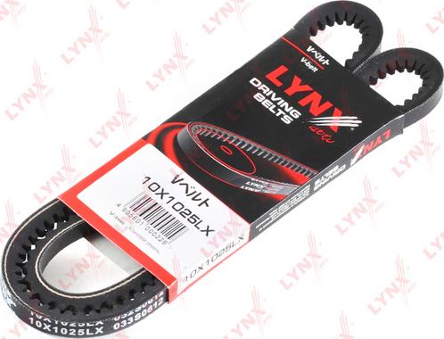 LYNXauto 10X1025LX - Клиновой ремень, поперечные рёбра www.autospares.lv