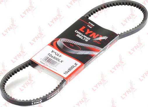 LYNXauto 10X800LX - Клиновой ремень, поперечные рёбра www.autospares.lv