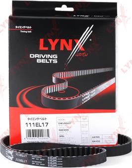 LYNXauto 111EL17 - Timing Belt www.autospares.lv