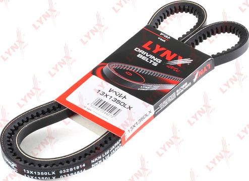 LYNXauto 13X1350LX - Клиновой ремень, поперечные рёбра www.autospares.lv