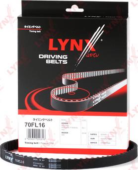 LYNXauto 70FL16 - Timing Belt www.autospares.lv