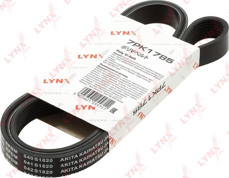 LYNXauto 7PK1785 - Ķīļrievu siksna www.autospares.lv