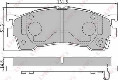 MAZDA GEYV-33-8Z9C - Brake Pad Set, disc brake www.autospares.lv