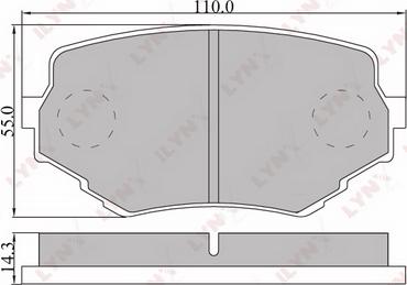 Aisin H1N059 - Тормозные колодки, дисковые, комплект www.autospares.lv