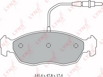 Dynamatrix DBP1168 - Brake Pad Set, disc brake www.autospares.lv