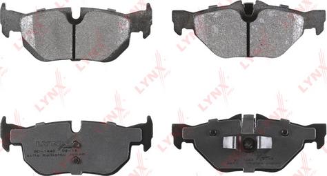 LYNXauto BD-1440 - Brake Pad Set, disc brake www.autospares.lv