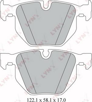 ATE 607174 - Bremžu uzliku kompl., Disku bremzes www.autospares.lv