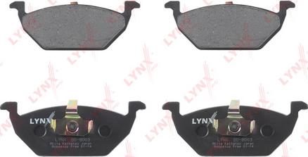 LYNXauto BD-8003 - Тормозные колодки, дисковые, комплект www.autospares.lv