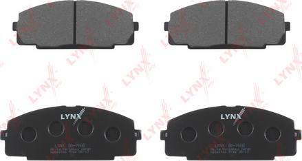 LYNXauto BD-7508 - Brake Pad Set, disc brake www.autospares.lv