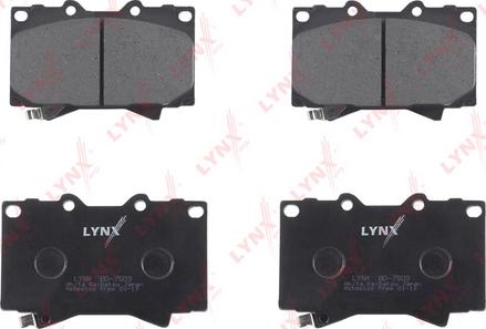 LYNXauto BD-7503 - Brake Pad Set, disc brake www.autospares.lv