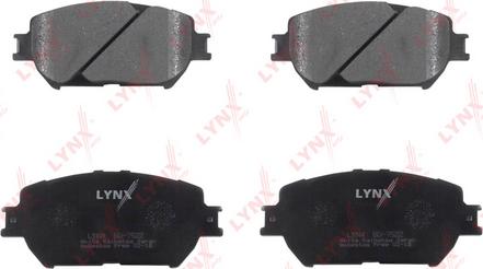 LYNXauto BD-7522 - Brake Pad Set, disc brake www.autospares.lv