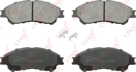 LYNXauto BD-7315 - Brake Pad Set, disc brake www.autospares.lv