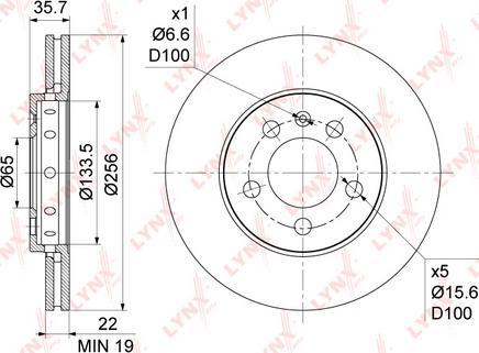 LYNXauto BN-1199 - Bremžu diski www.autospares.lv