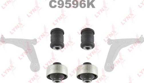 LYNXauto C9596K - Bush of Control / Trailing Arm www.autospares.lv