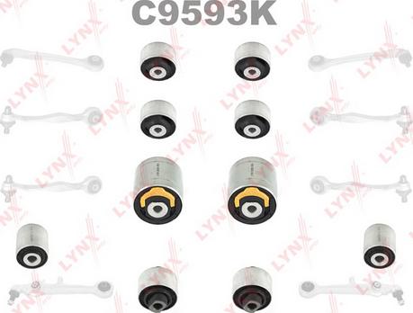 LYNXauto C9593K - Bush of Control / Trailing Arm www.autospares.lv