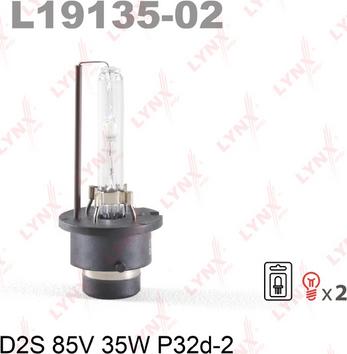 LYNXauto L19135-02 - Bulb, spotlight www.autospares.lv