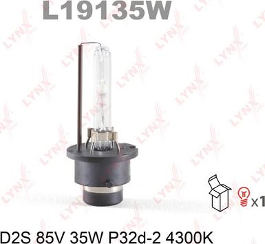 LYNXauto L19135W - Bulb, spotlight www.autospares.lv