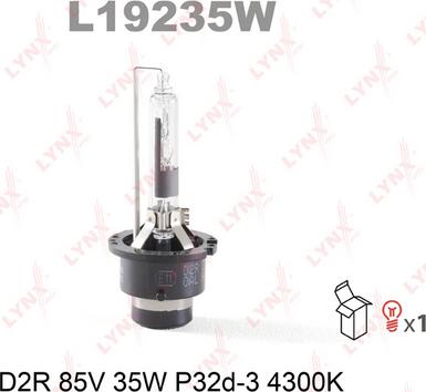 LYNXauto L19235W - Bulb, spotlight www.autospares.lv