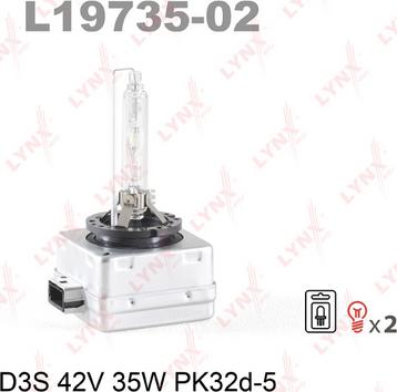 LYNXauto L19735-02 - Bulb, spotlight www.autospares.lv