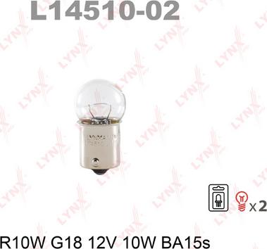 LYNXauto L14510-02 - Bulb www.autospares.lv