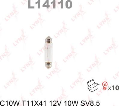 LYNXauto L14110 - Kvēlspuldze www.autospares.lv