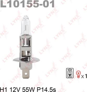 LYNXauto L10155-01 - Bulb, spotlight www.autospares.lv