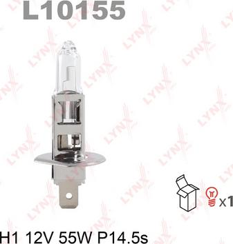 LYNXauto L10155 - Bulb, spotlight www.autospares.lv