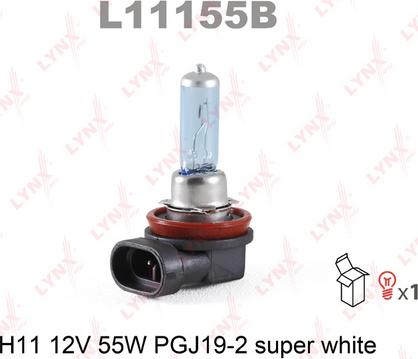 LYNXauto L11155B - Лампа накаливания, фара дальнего света www.autospares.lv