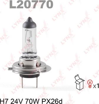 LYNXauto L20770 - Bulb, spotlight www.autospares.lv