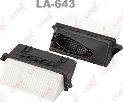 LYNXauto LA-643 - Gaisa filtrs www.autospares.lv