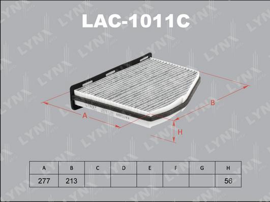 LYNXauto LAC-1011C - Filter, interior air www.autospares.lv