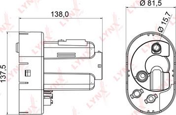 LYNXauto LF-963M - Топливный фильтр www.autospares.lv