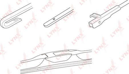 LYNXauto LX500 - Wiper Blade www.autospares.lv