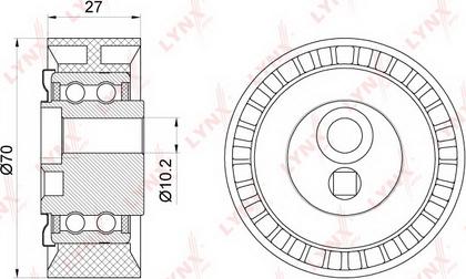 LYNXauto PB-5059 - Parazīt / Vadrullītis, Ķīļrievu siksna autospares.lv