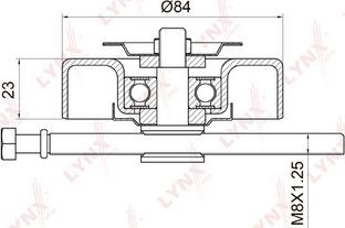 LYNXauto PB-5017 - Parazīt / Vadrullītis, Ķīļrievu siksna www.autospares.lv