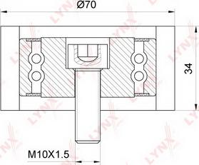 LYNXauto PB-3092 - Parazīt / Vadrullītis, Zobsiksna www.autospares.lv