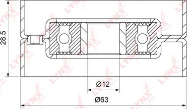 LYNXauto PB-3062 - Parazīt / Vadrullītis, Zobsiksna autospares.lv