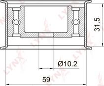 LYNXauto PB-3005 - Parazīt / Vadrullītis, Zobsiksna www.autospares.lv