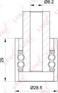 LYNXauto PB-3088 - Parazīt / Vadrullītis, Zobsiksna www.autospares.lv