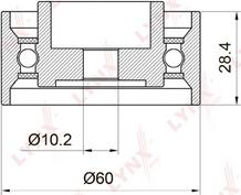 LYNXauto PB-3020 - Parazīt / Vadrullītis, Zobsiksna www.autospares.lv